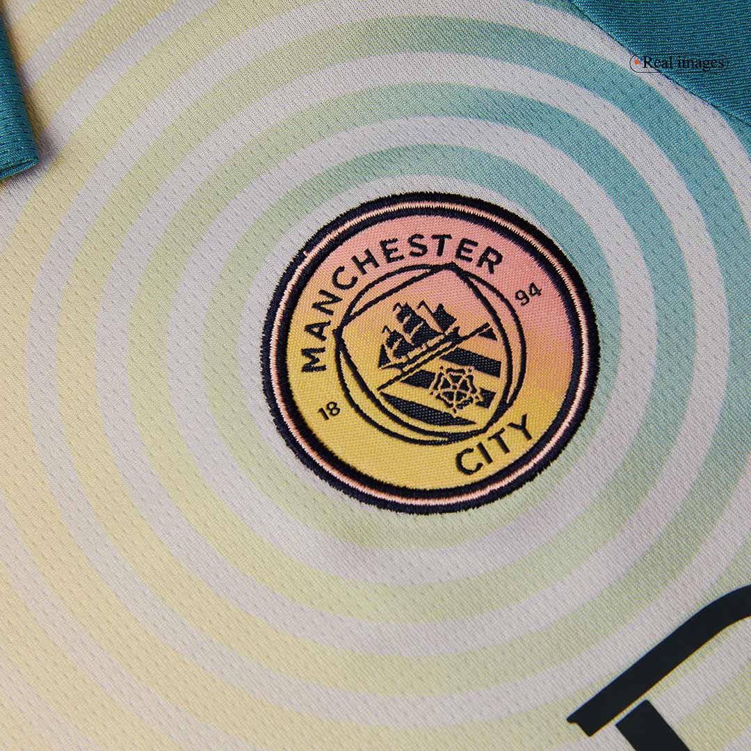 Kid's Manchester City Fourth Away Soccer Jersey Kit(Jersey+Shorts) 202