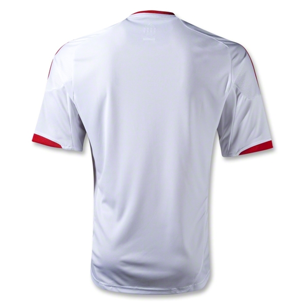 Advanced Fabric 2012 Russia Away White Soccer Jersey Shirt