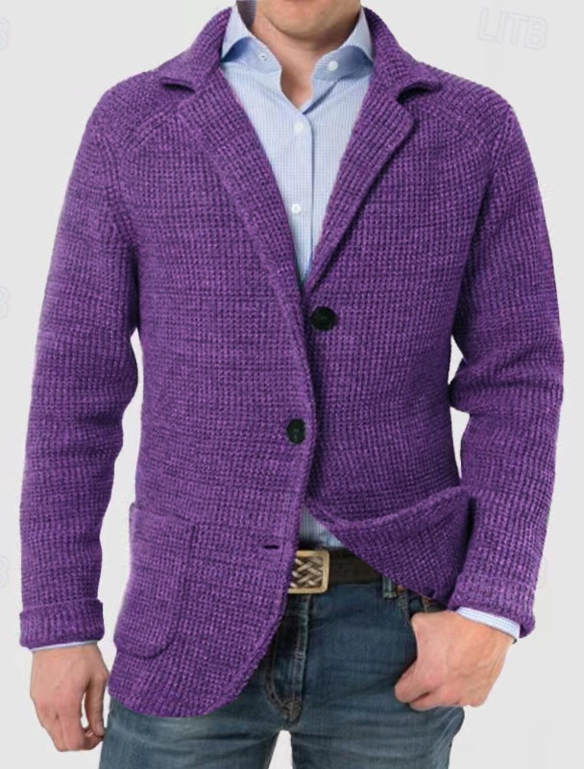 Men's Blazer Business Cocktail Party Wedding Fashion Casual Spring #2