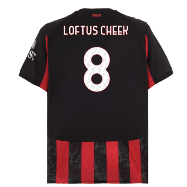 Elite Home Ac Milan Loftus Cheek Jersey 2025-2026 Quick-dry