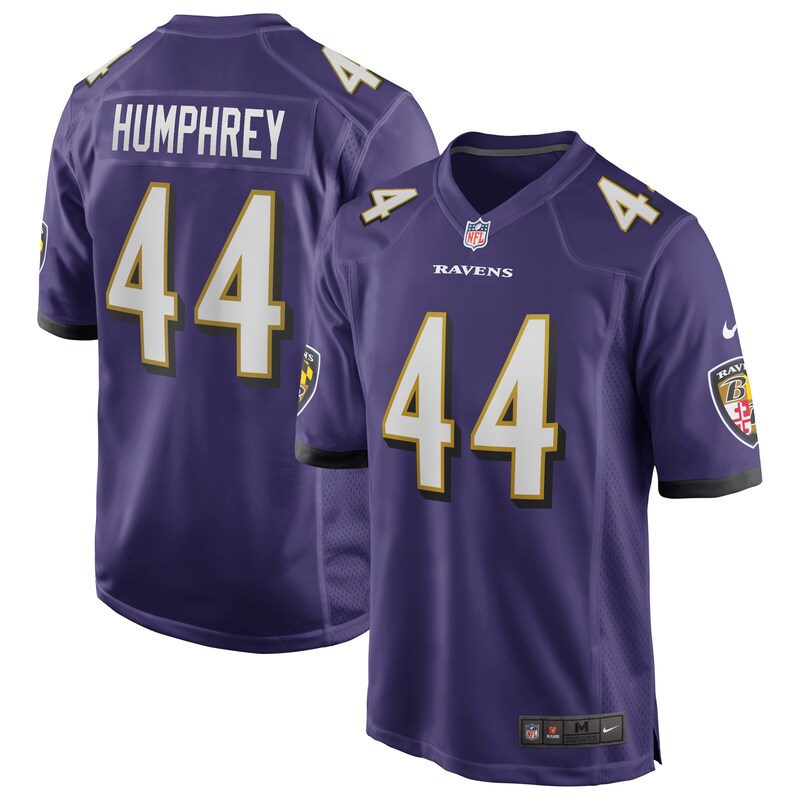 None Marlon Humphrey BAL Ravens Championship Premium Material Jersey