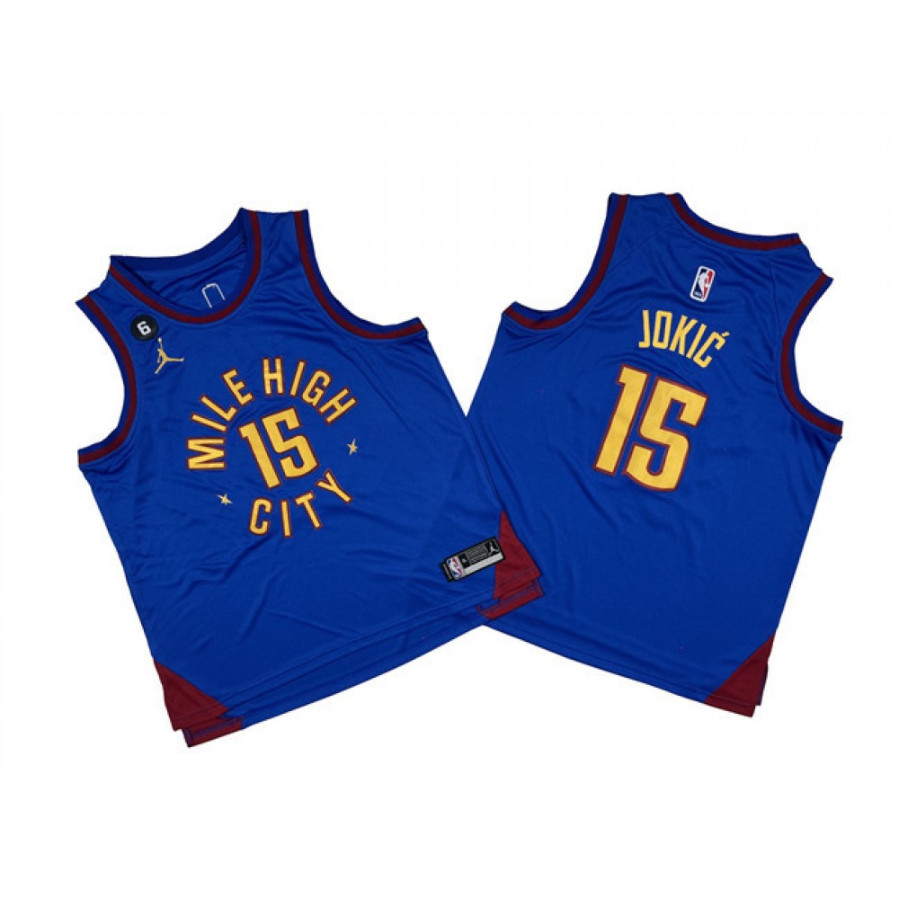 Denver Nuggets Nikola Jokic15 Jersey - Blue - Must-Have Jersey
