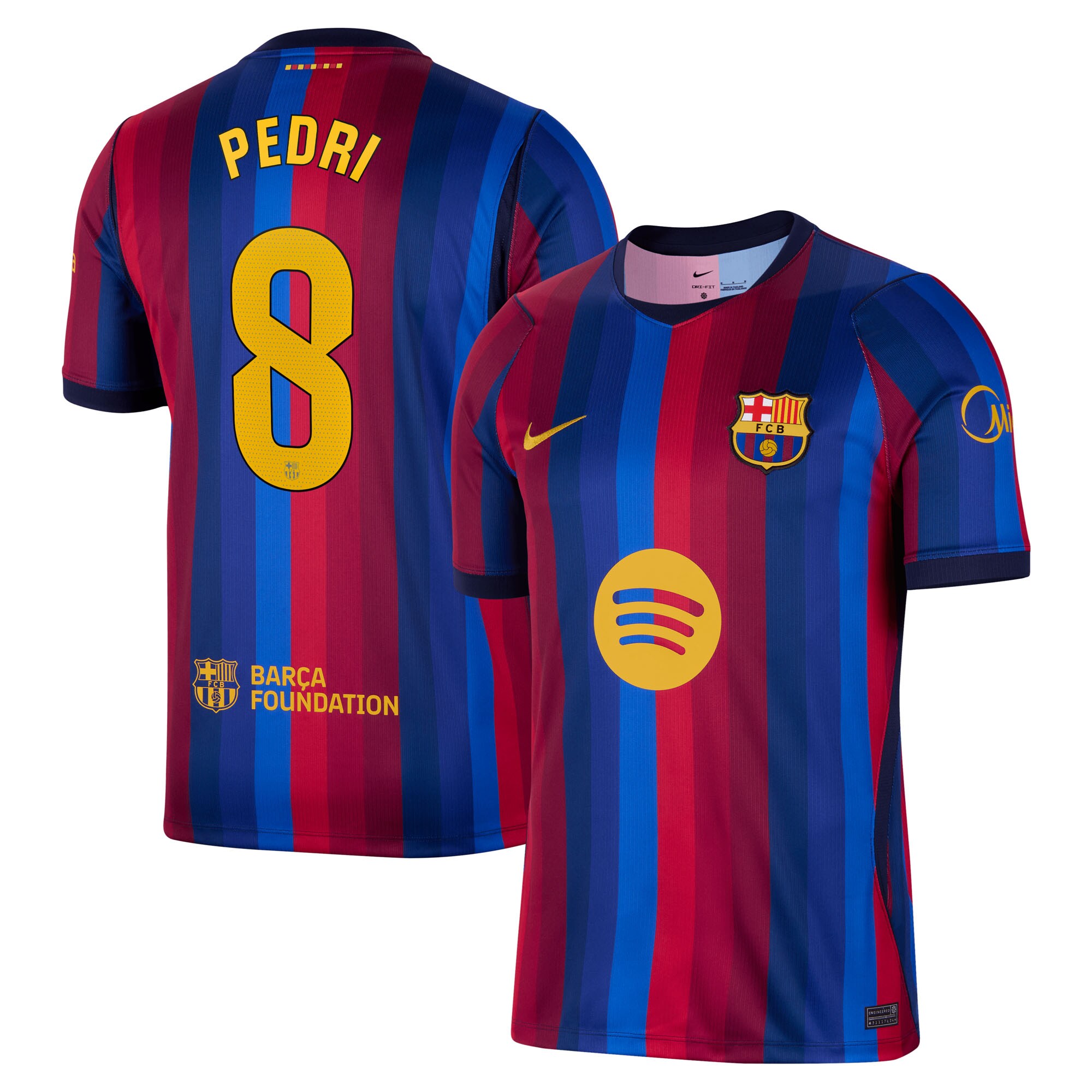 [LK] Pedri #8 Barcelona 2026/27 Home Stadium Replica Jersey - Red