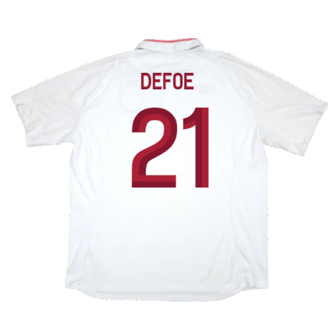 Defoe 21 England National Team Collectible Home Rare Jersey