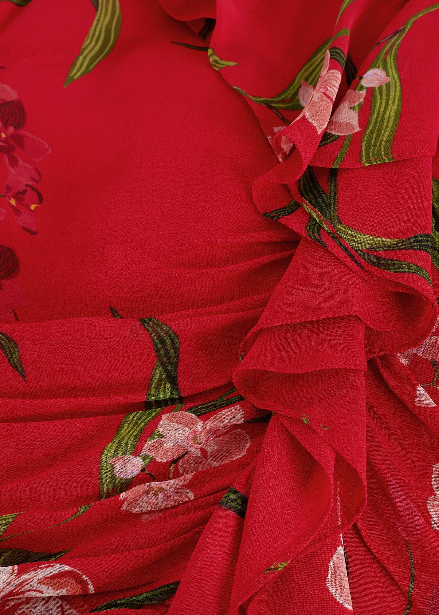 Mae Red Floral Maxi