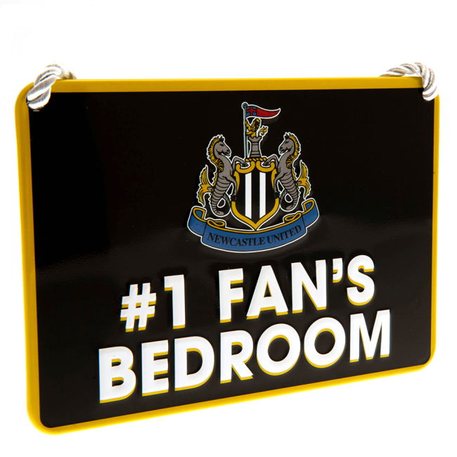 Adult Newcastle United FC Bedroom Sign No1 Fan