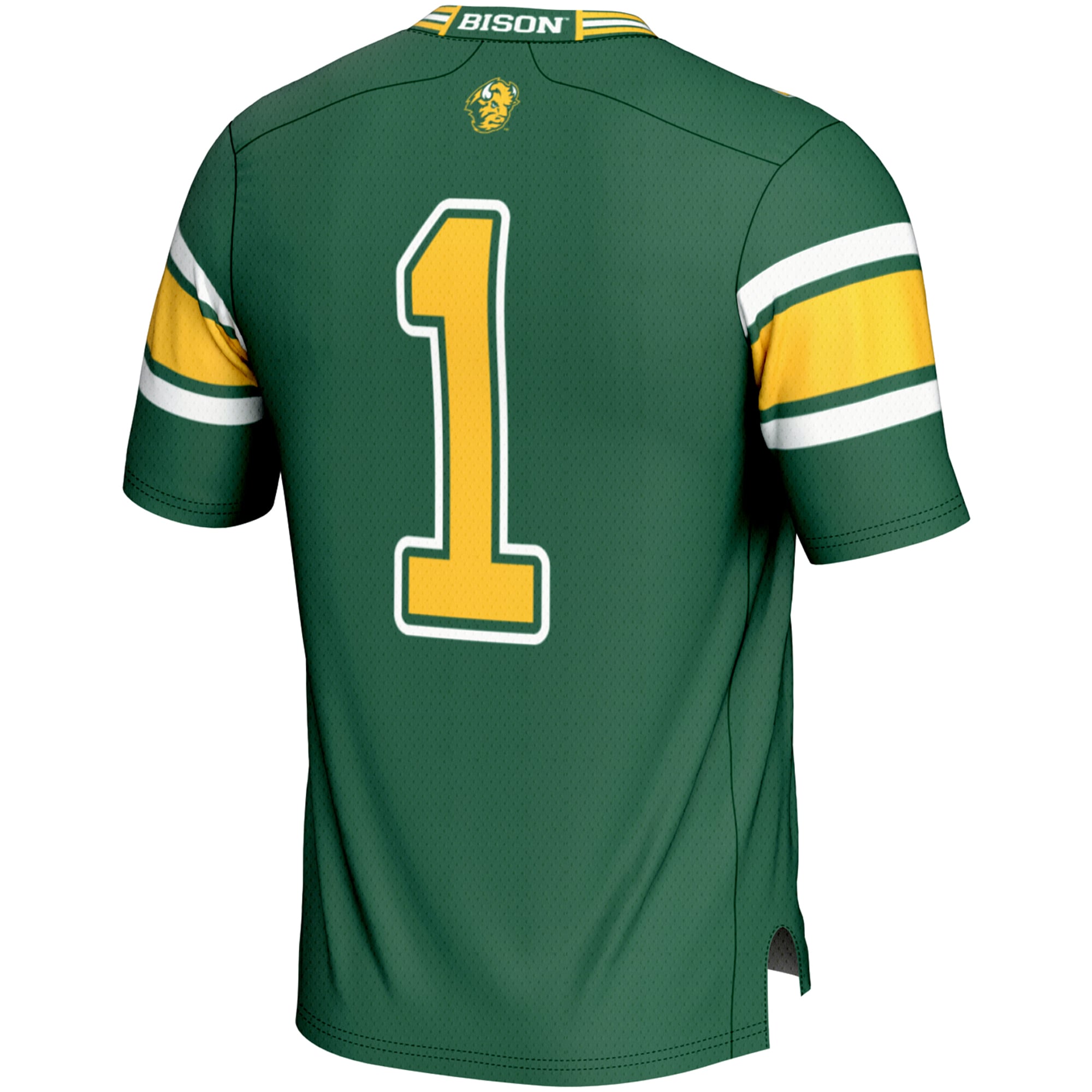 Men's #1 Green NDSU Bison Endzone Football Jersey