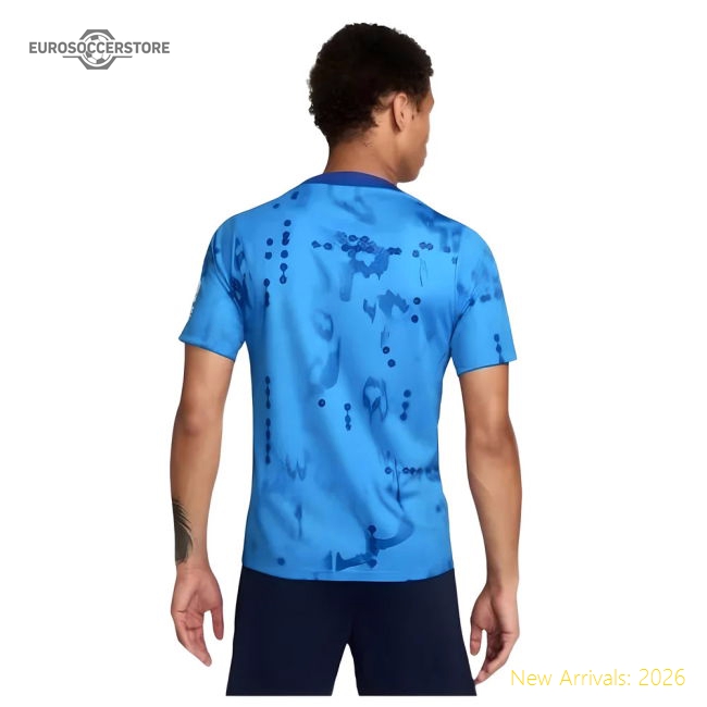 Official 2024-2025 Chelsea Academy Pro Pre-match Shirt (blue)