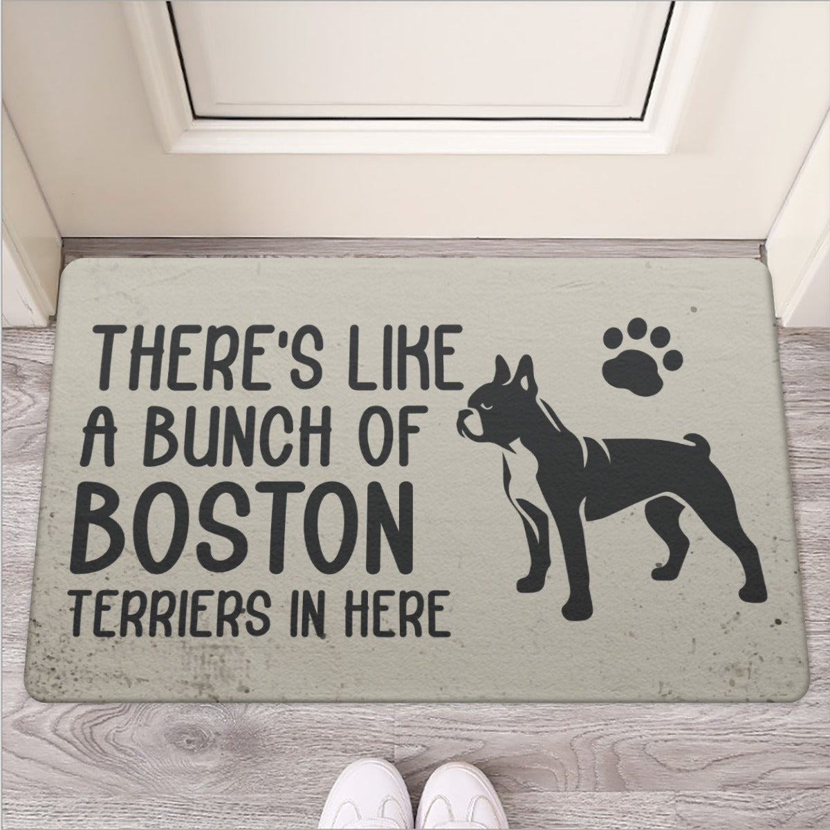 Durable June - Door Mat For Boston Terrier Lovers for Casual Outings