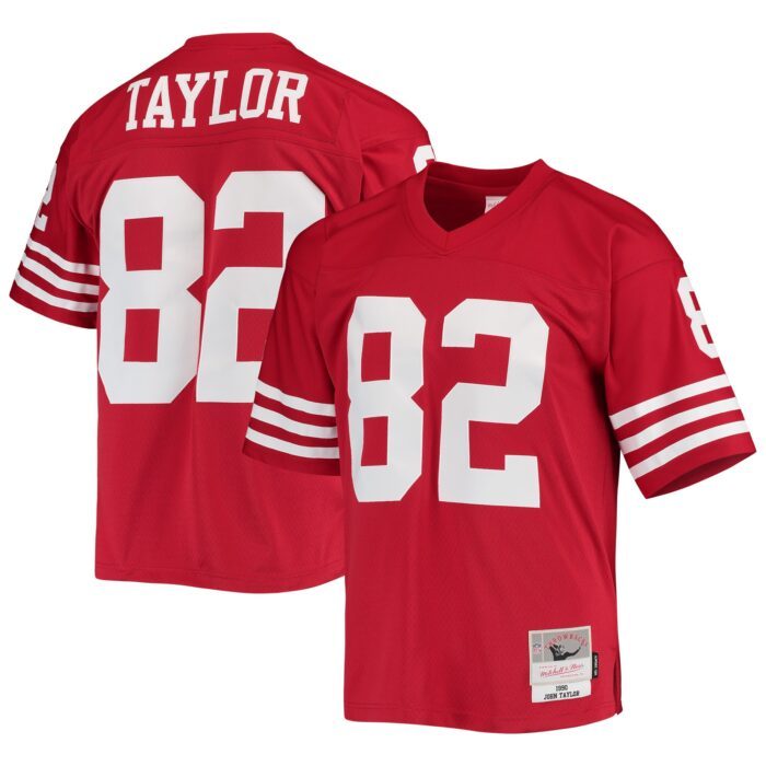 Men's San Francisco 49ers John Taylor Mitchell & Ness Scar...
