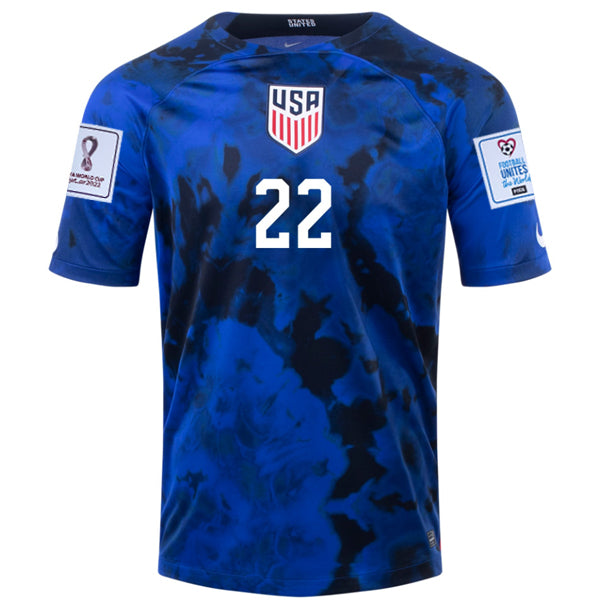 USA 2022-2023 FIFA World Cup Away Shirt –  Match Day Version S
