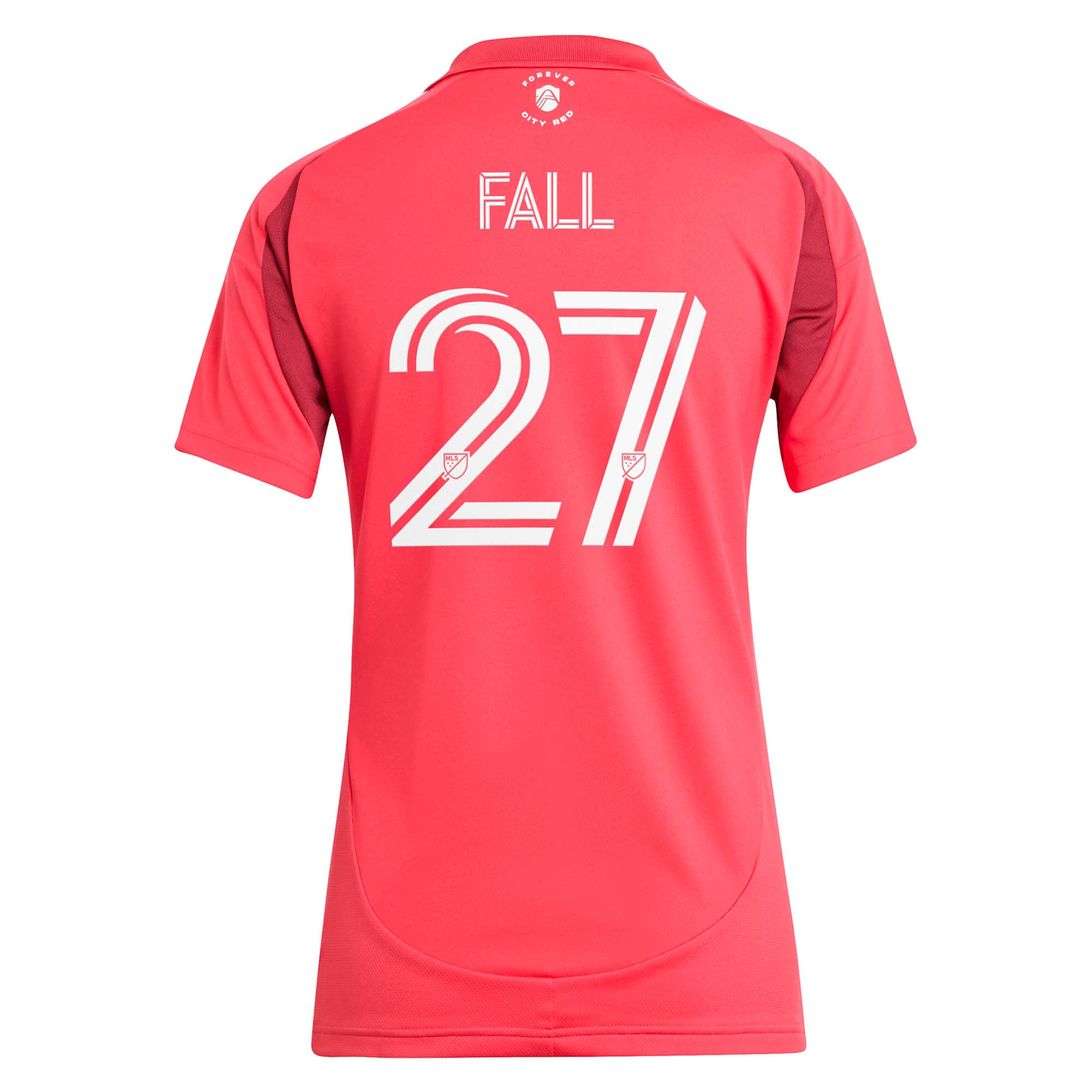 [SJH] Fallou Fall St. Louis CITY SC Women's 2025 Forever CITY Red Replica Jersey - Red