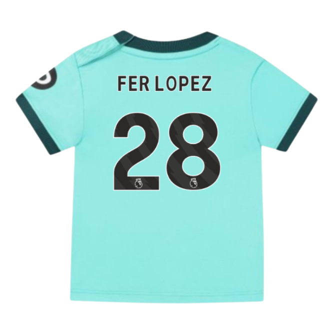 Fer Lopez 28 Wolves Legendary Club Vintage Shirt - 2025-2026 (Baby)