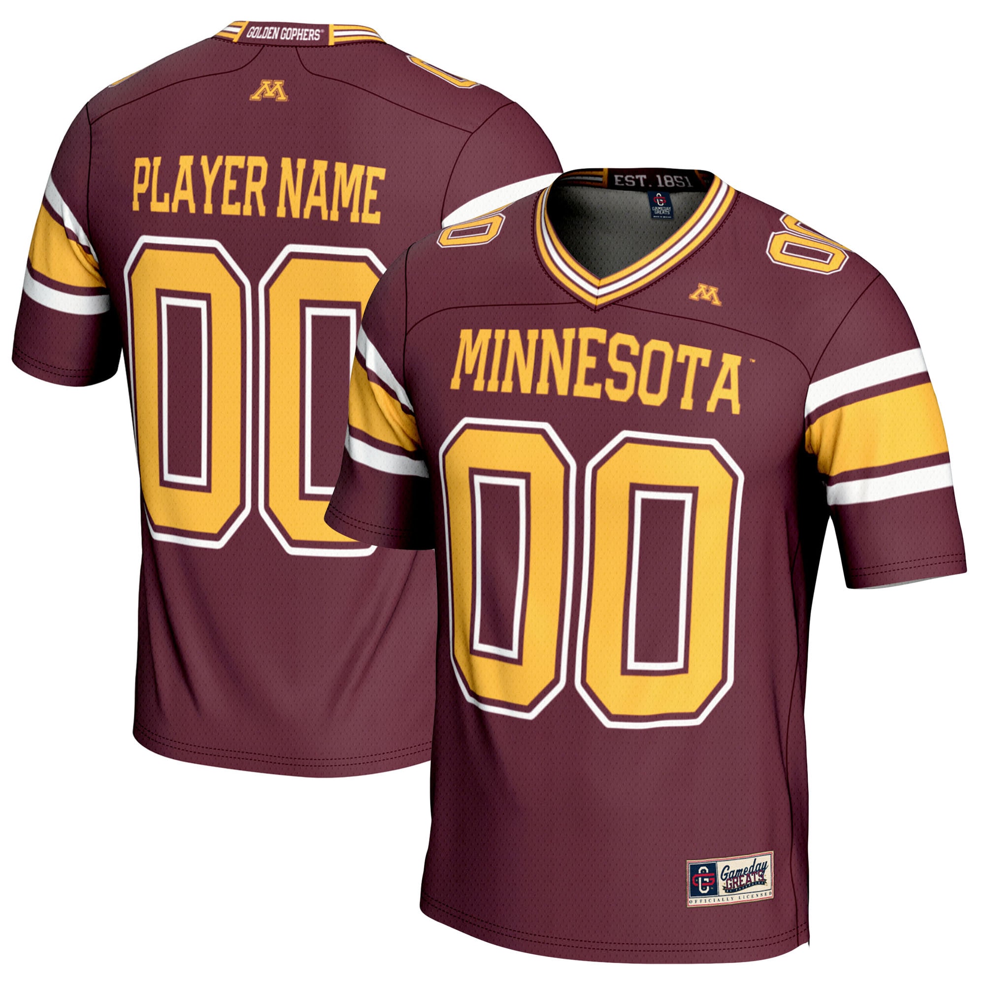 Minnesota Golden Gophers GameDay Greats NIL Pick-A-Player 2026 Season Football Jersey?�C Maroon