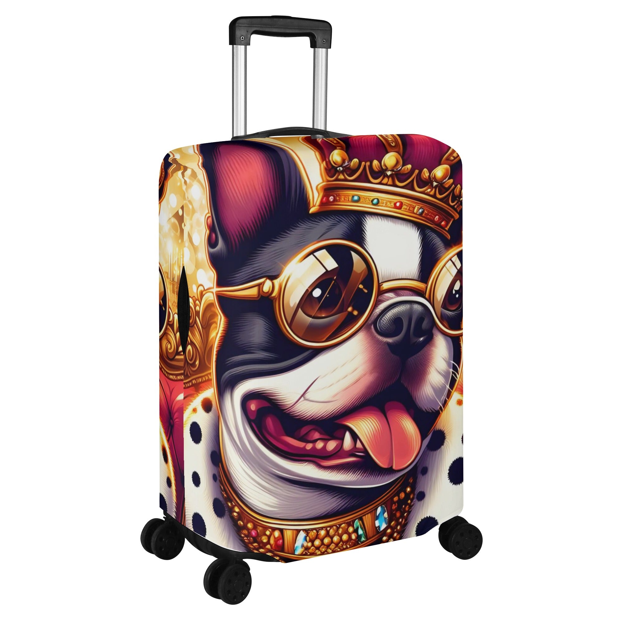 French Bulldog Ziggy Luggage Cover For Boston Terrier Lovers Durable Dog Item