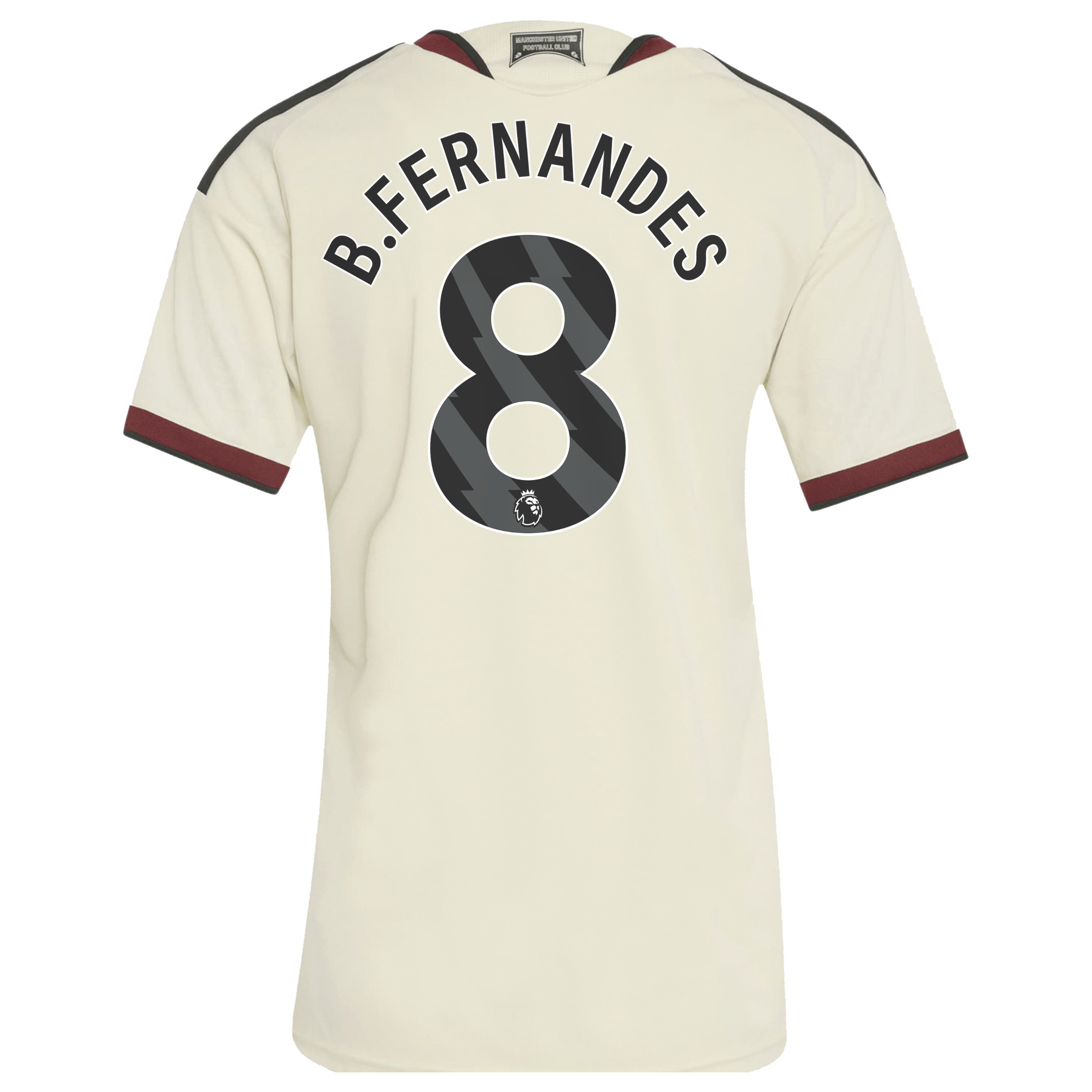 [SJH] Bruno Fernandes Manchester United Women's 2026/27 Third Replica Jersey - Cream