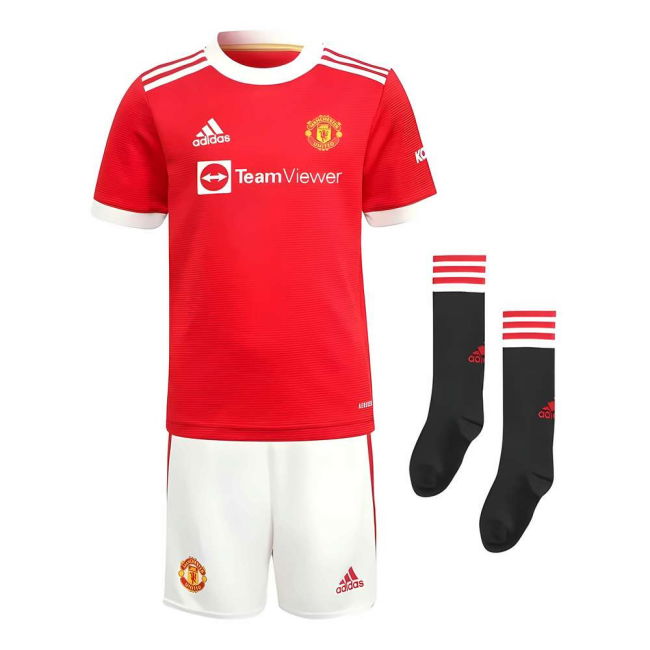 Utd 2021 Genuine Copy Man Utd Home Supporter Kit for Adults
