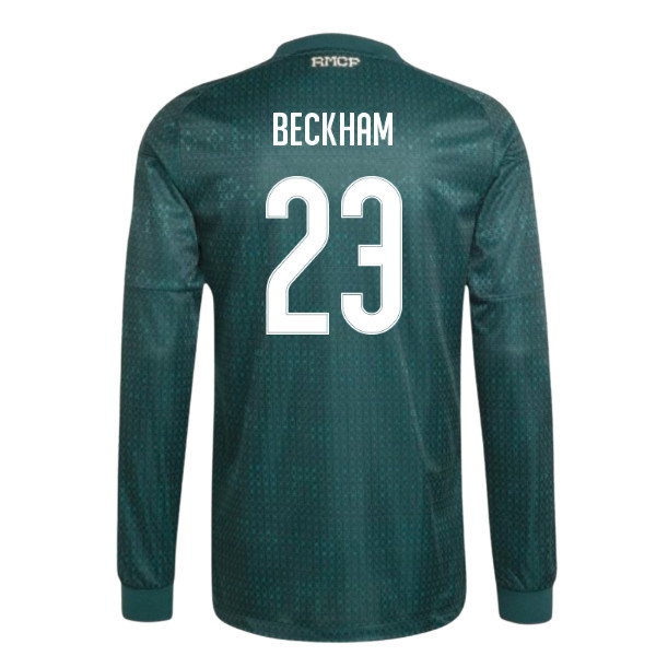 2026-2027 Real Madrid Authentic Long Sleeve Away Shirt (Beckham 23)
