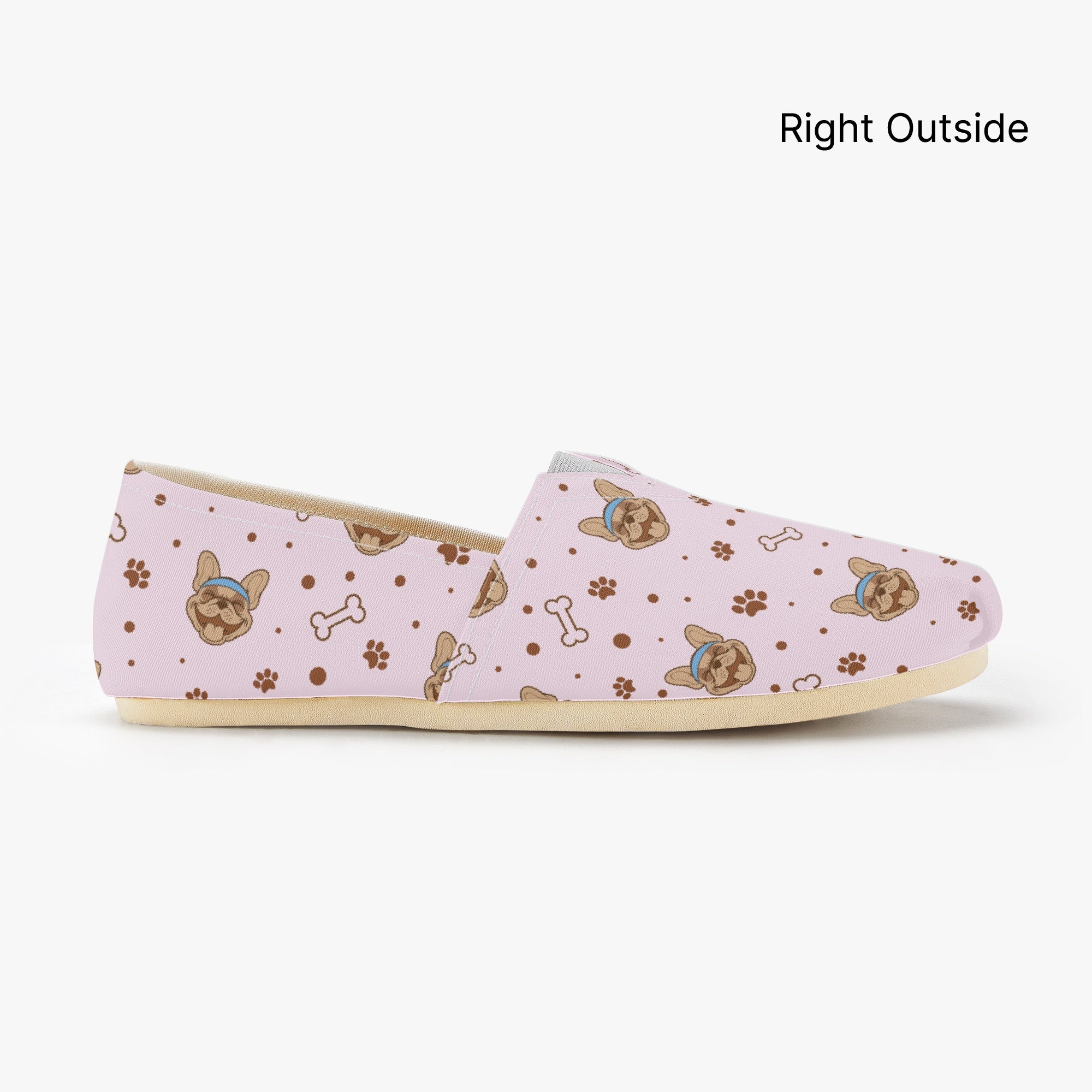 Larry - Frenchie Lover Casual Canvas Shoes Outdoor Style