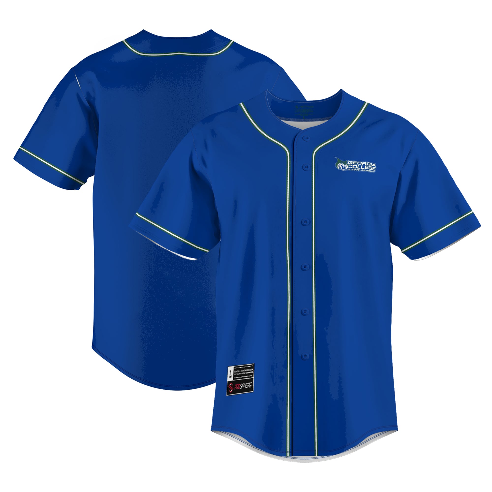 [NJP] Women's Georgia College Bobcats GameDay Greats Lightweight Baseball Jersey - Blue