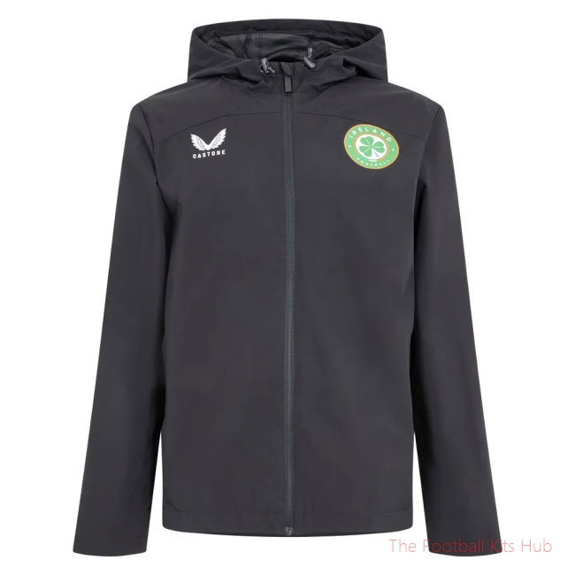 [JED] 2025/26 Ireland Rain Jacket (Black)