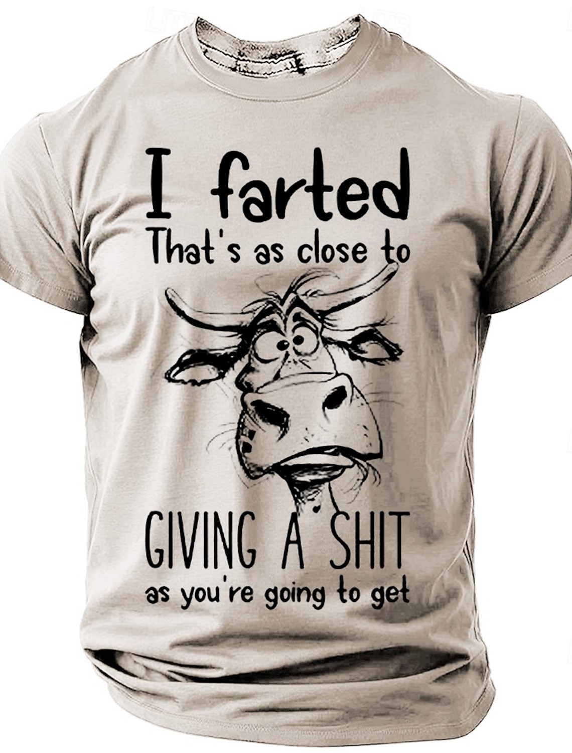 Men's Funny Graphic T-Shirt - I Farted That's As Close To Giving A Shit Sarcastic Humor Tee