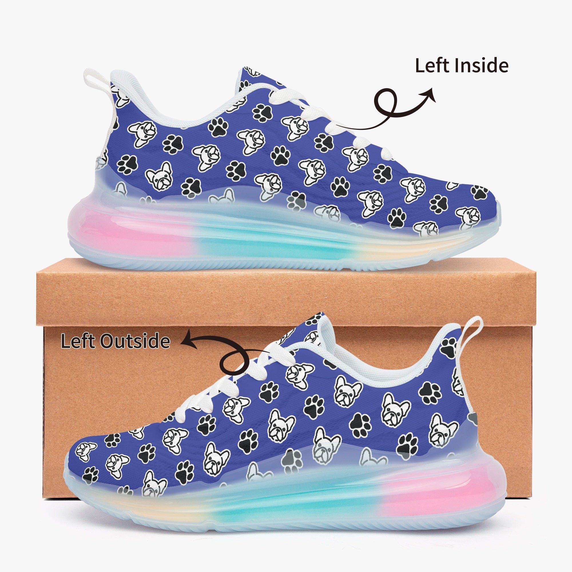 French Bulldog Diesel Lightweight Sneakers Cozy Paw Wear