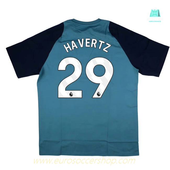 2025-2026 Arsenal Training Tee (Blanch Blue) (Havertz 29)