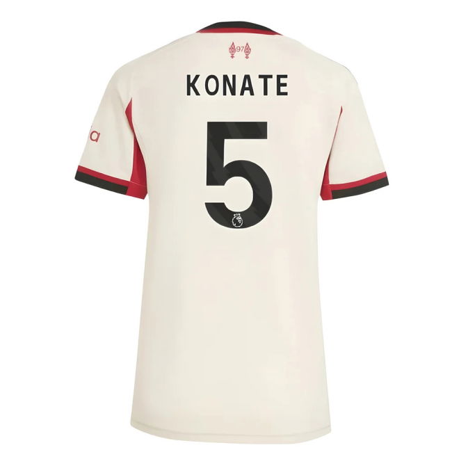 2025-20 Liverpool Away Football Shirt Konate Name Number L M Women S