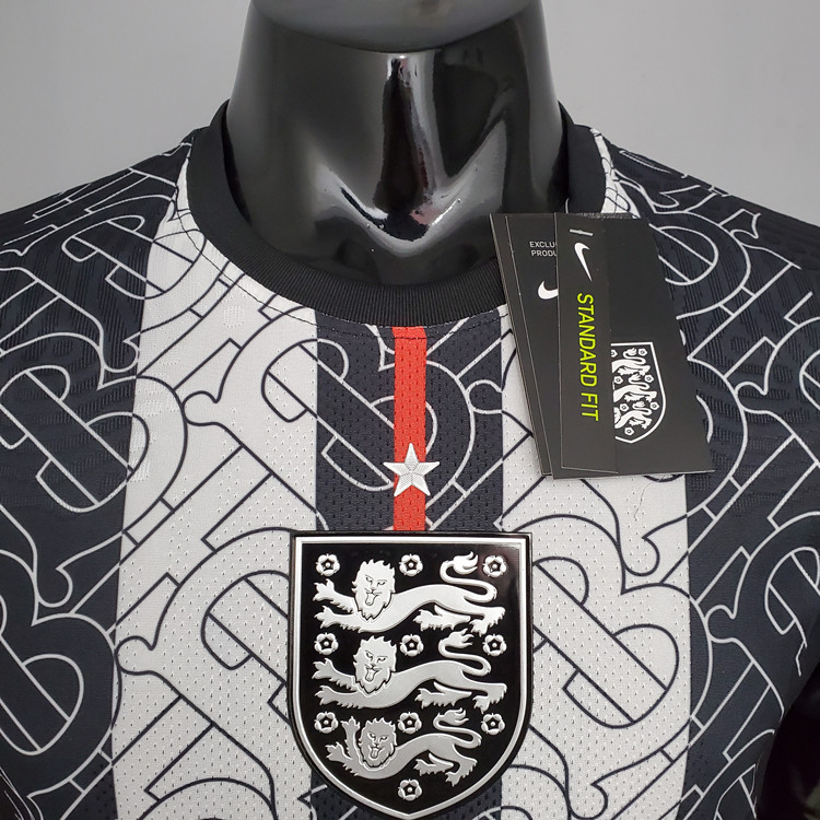 Advanced Fabric 20-21 England Soccer Shirt Euro 2020 Black Training