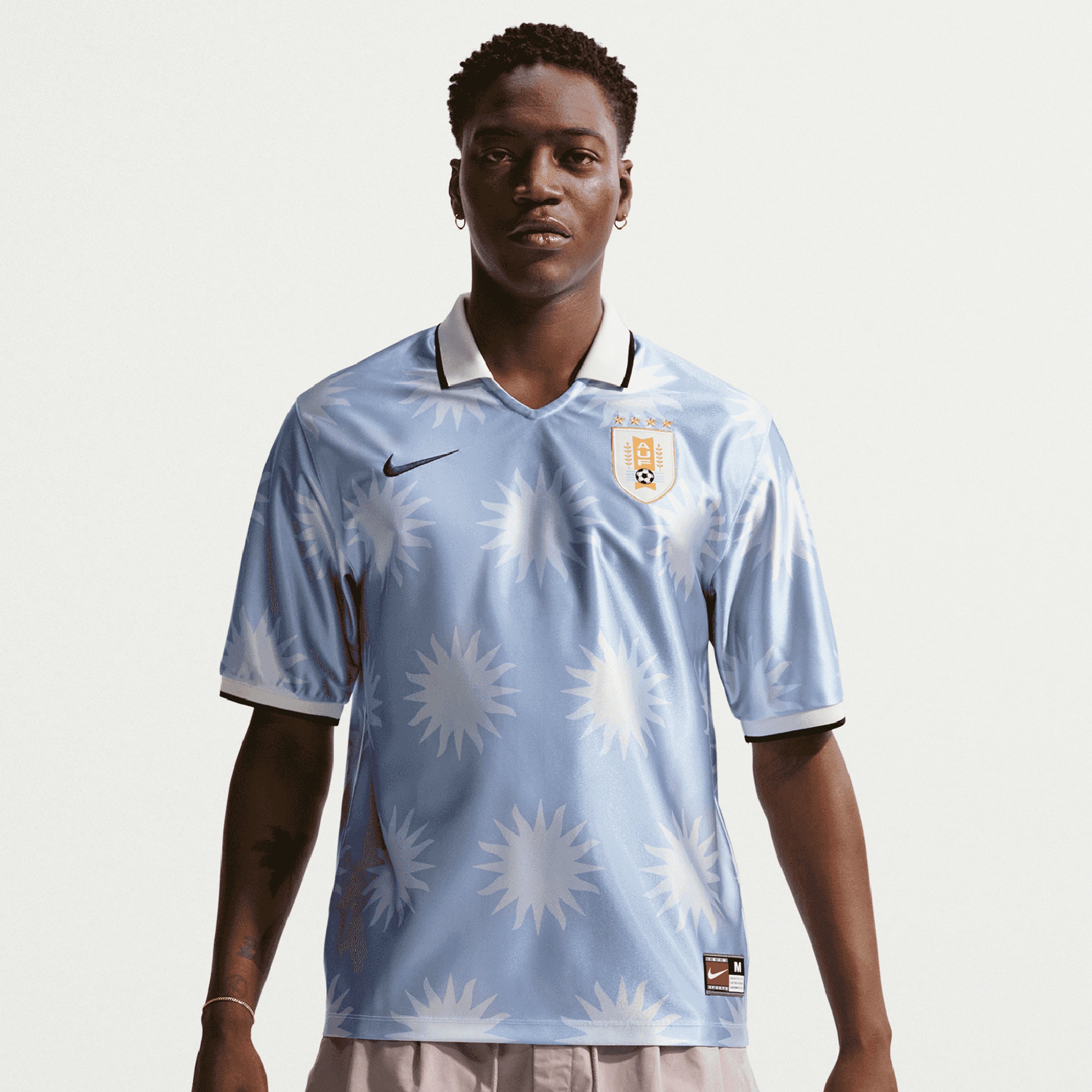 [SJH] Uruguay National Team Dri-FIT Energy Lifestyle Jersey - Light Blue