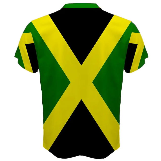 Championship Jamaica Flag Sublimated Sports Jersey Climate-Control