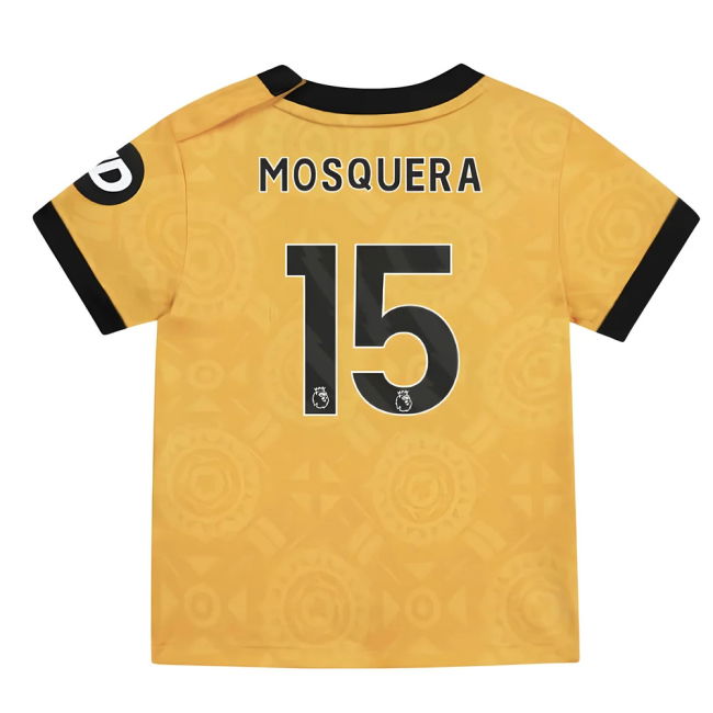 Baby Mosquera 15 2025 Edition Breathable Wolves Home Football Shirt