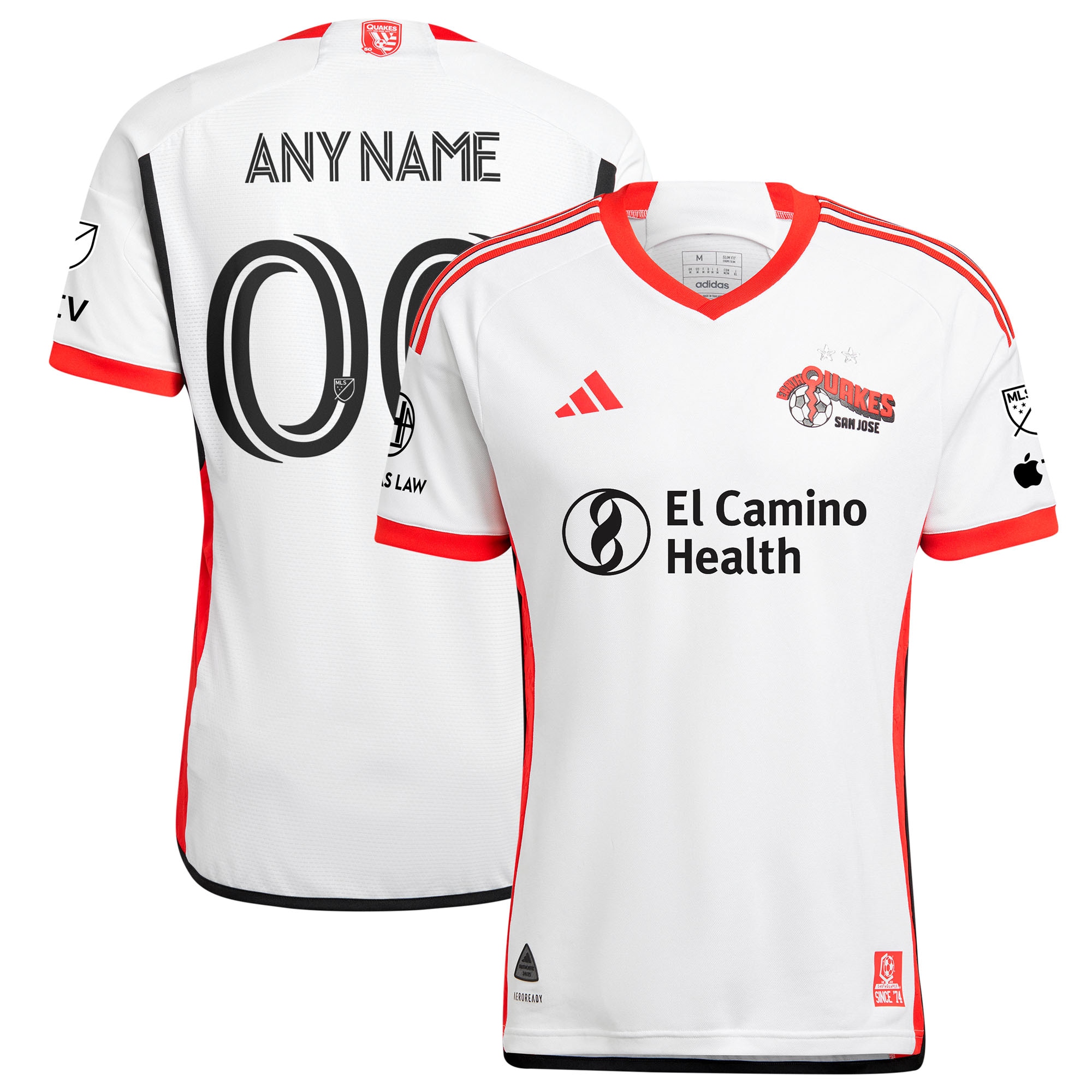 [SJH] San Jose Earthquakes 2025 The 50 Kit Authentic Custom Jersey - White