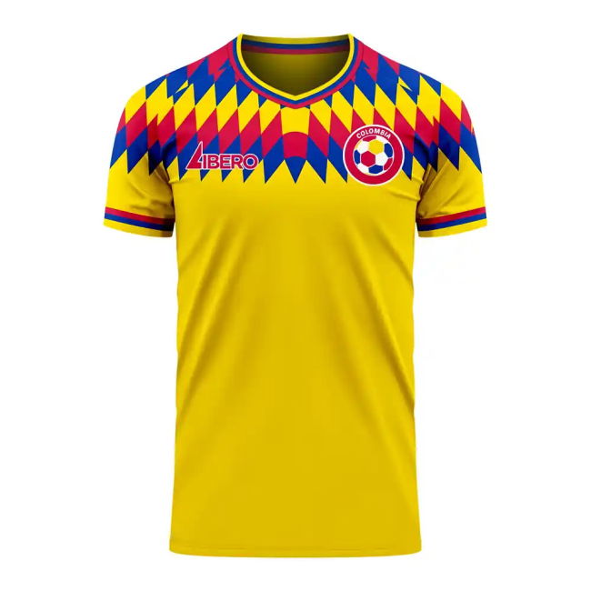 Football Colombia 2025-2026 Home Concept Football Kit (Libero) (Your