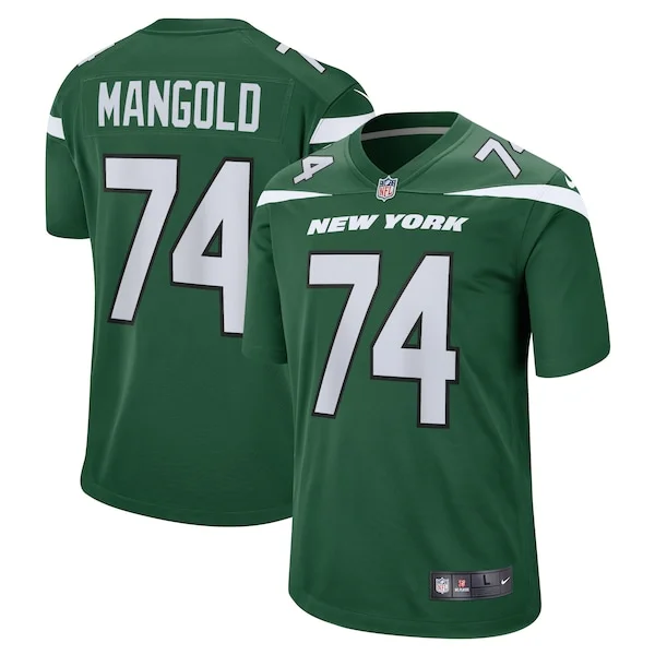 None Nick Mangold  Jersey - Green | NFL Player Jersey | NFL Football