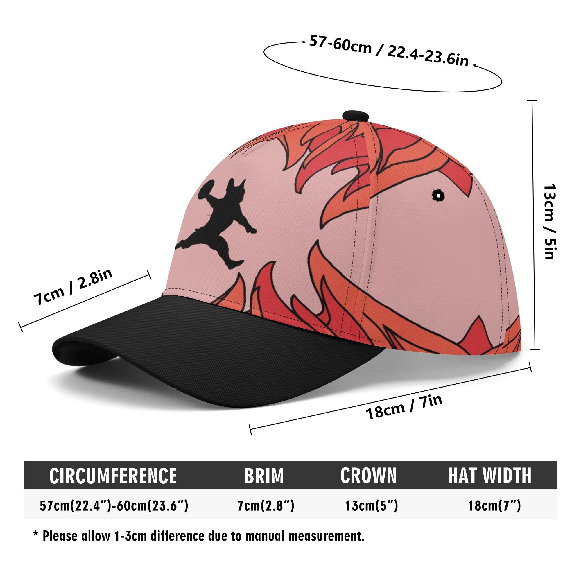 Frenchie Ace - Durable Baseball Cap Outdoor Use | Safe For Paws