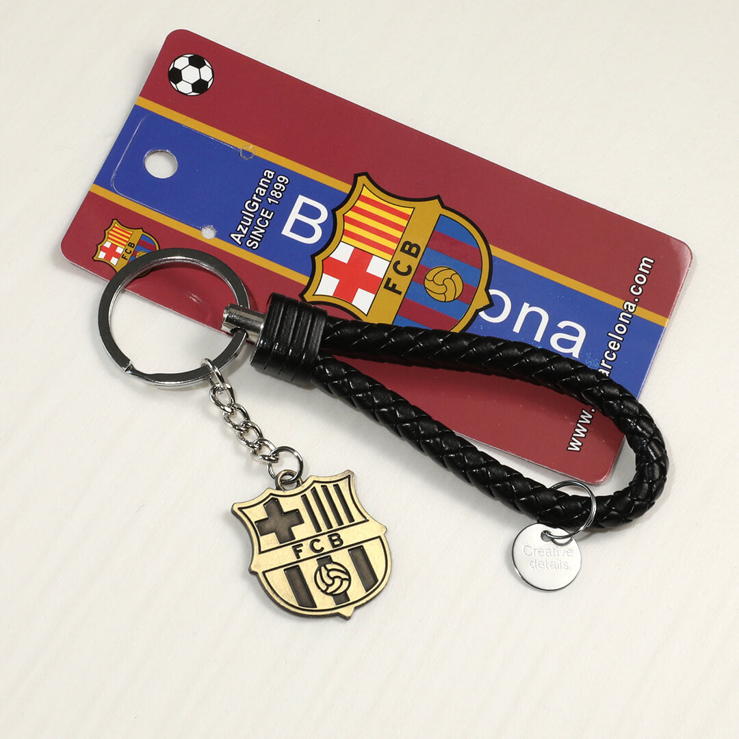 Barcelona Logo Soccer Key Chain Authentic Kit