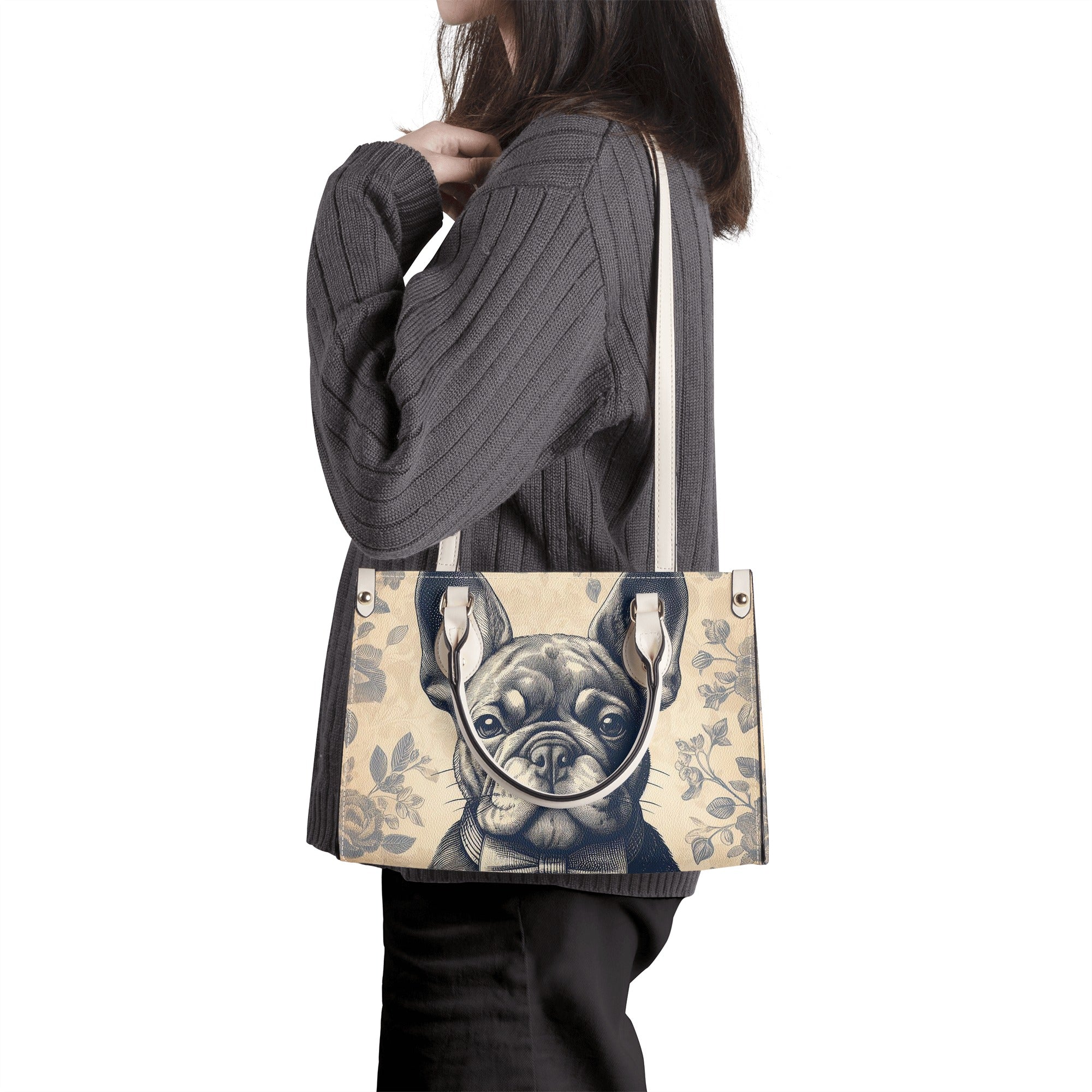 French Bulldog Lover Piper Luxury Women Handbag Cute Frenchie Fan Gear