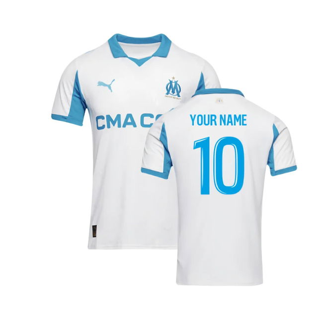 2025-2026 Marseille Home Shirt for (Unisex