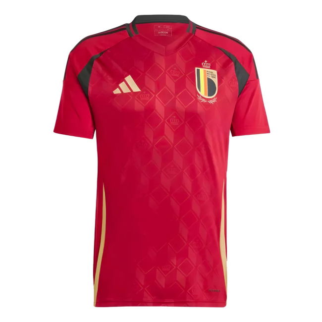 Authentic 2024-2025 Belgium Home World Jersey Tournament
