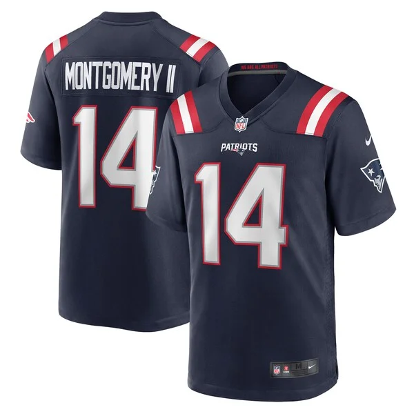 New England Patriots Game NFL Jersey - Navy | Official Football App...