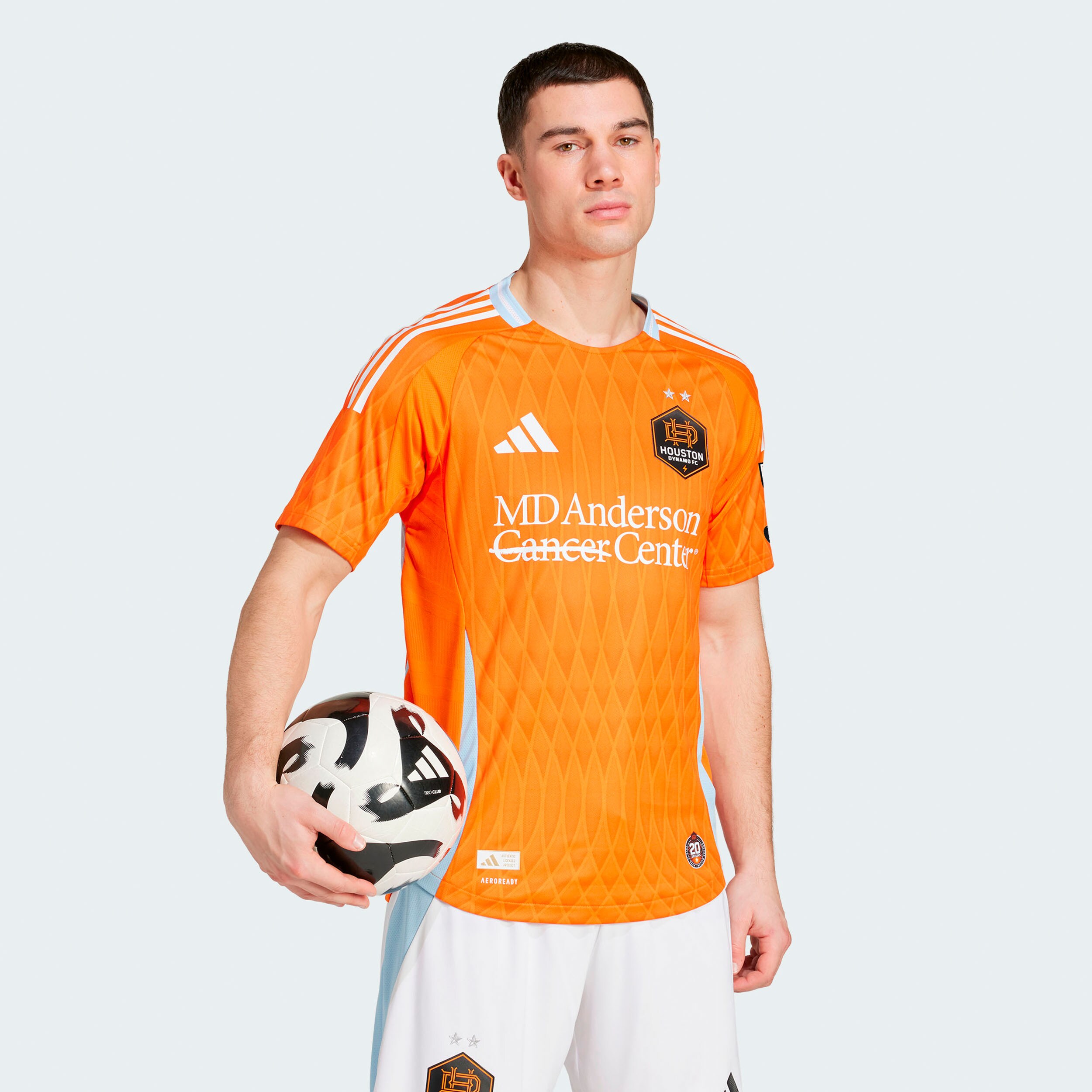 [SJH] Houston Dynamo FC 2025 Season 20 On-Field Authentic Jersey - Orange