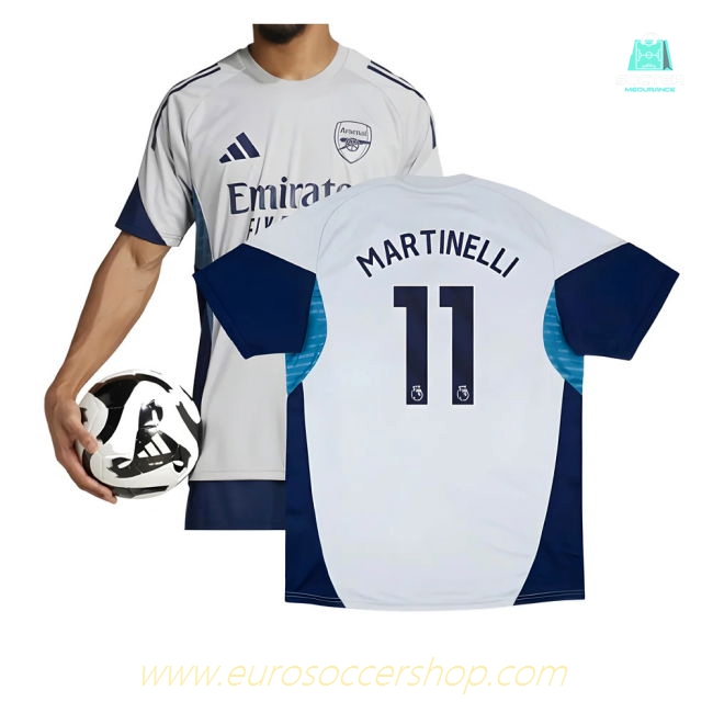 2025-2026 Arsenal Training Shirt (Grey Two) (Martinelli 11)