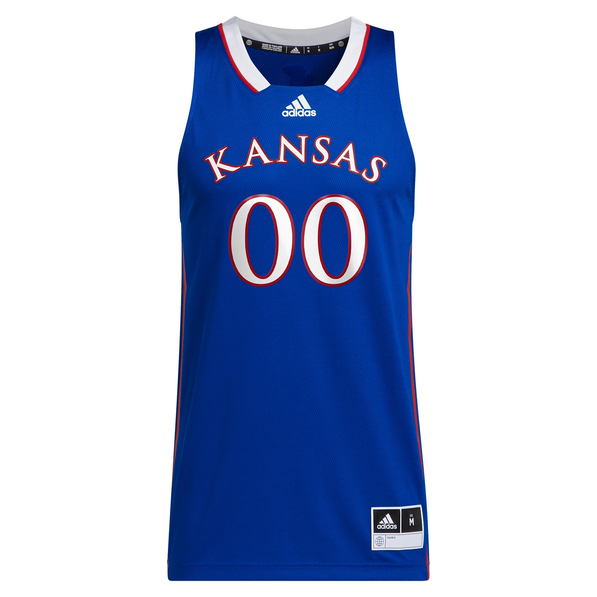 Kansas Jayhawks adidas Unisex Pick-A-Player NIL Men's Basketball Jersey - Royal