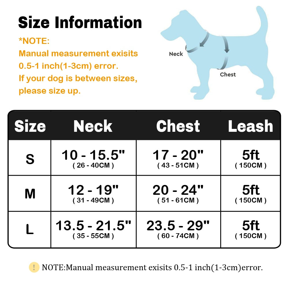 Harness Set For French Bulldog (ws243) Paw Protection | Non-slip Design