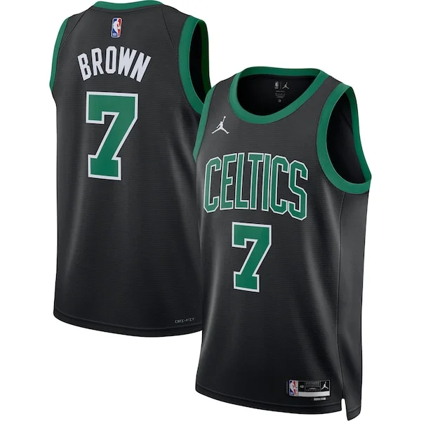 Jaylen Brown BOS Swingman Jersey - vintage exclusive - Black