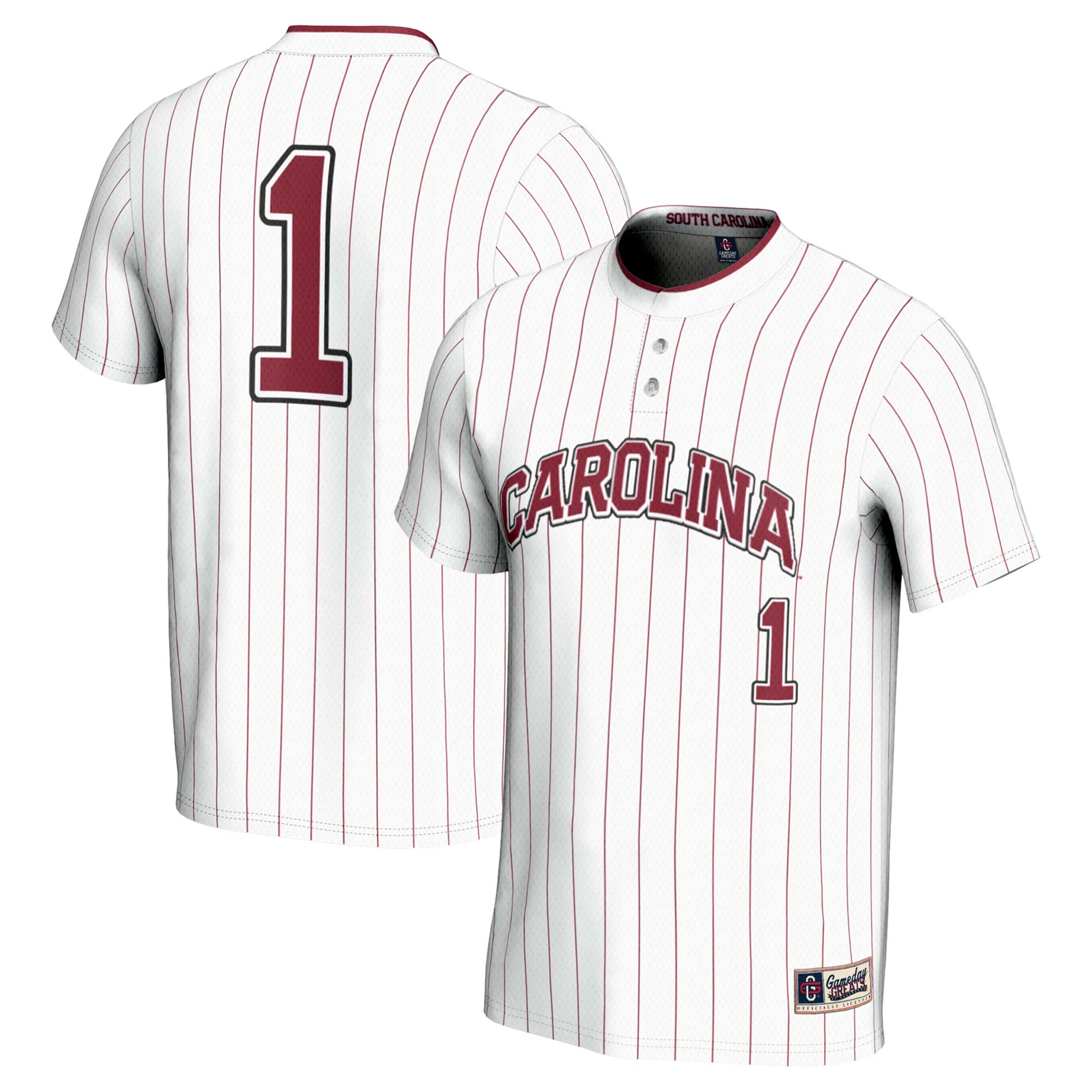 [DDG] South Carolina Gamecocks GameDay Greats Youth Lightweight Softball Jersey - White