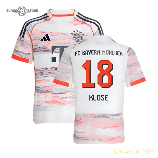 Professional-Grade 2025-2026 Bayern Munich Away Shirt (Kids) (Klose