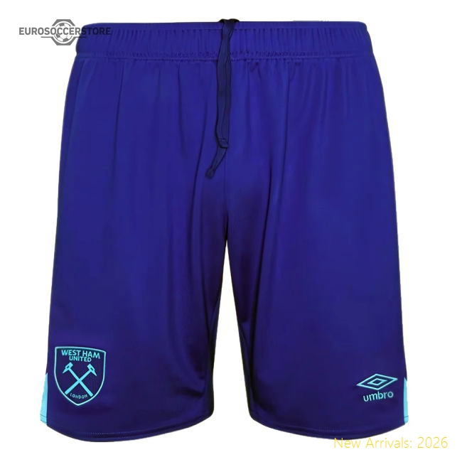 Top-grade 2023-2024 West Ham United Third Shorts - Great Value